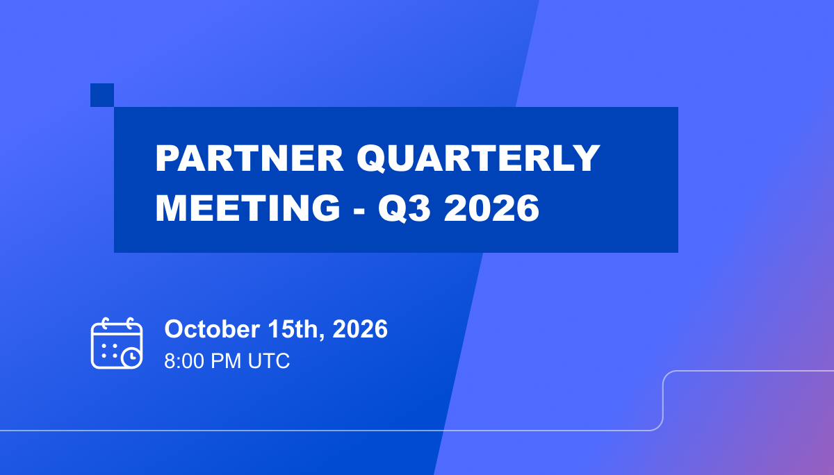 WebinOne Partner Quarterly Meeting - Q3/2026